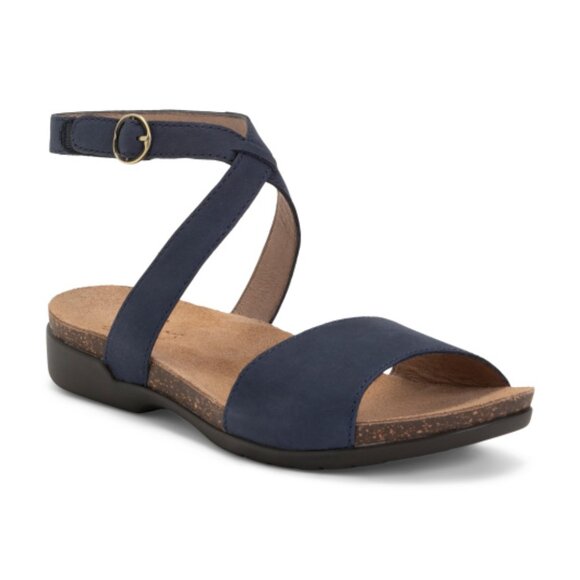 NEW DANSKO Leather Rafferty Comfort Sandals in navy for women 1125 4s2 - Picture 3 of 10